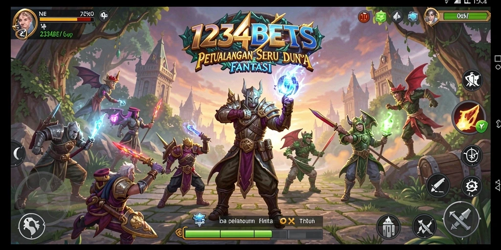 Tampilan gameplay seru dalam 1234BETS yang penuh aksi dan petualangan.
