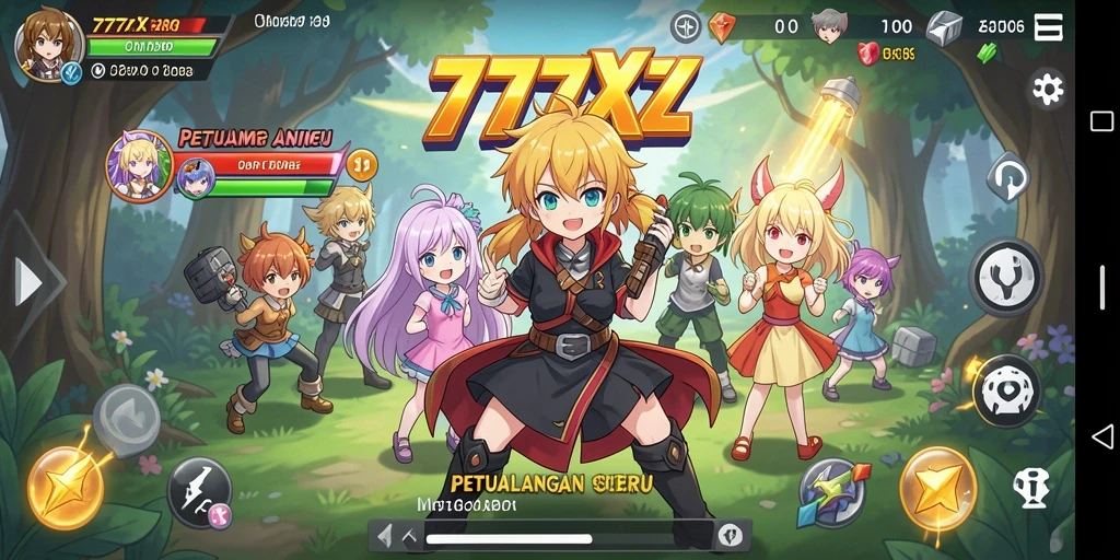 Gameplay Anime seru menampilkan karakter dan petualangan menarik.