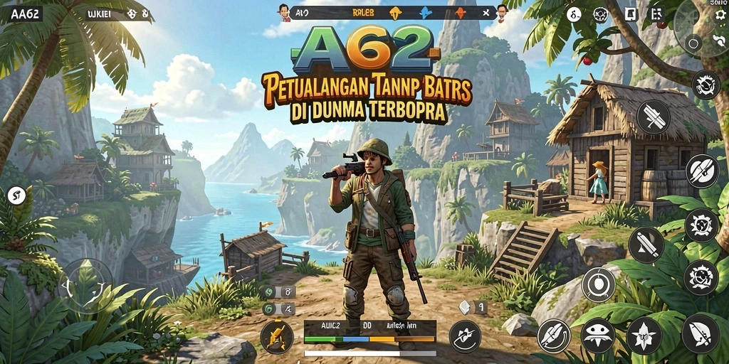 Gameplay penuh aksi dan eksplorasi dunia terbuka di AA62.