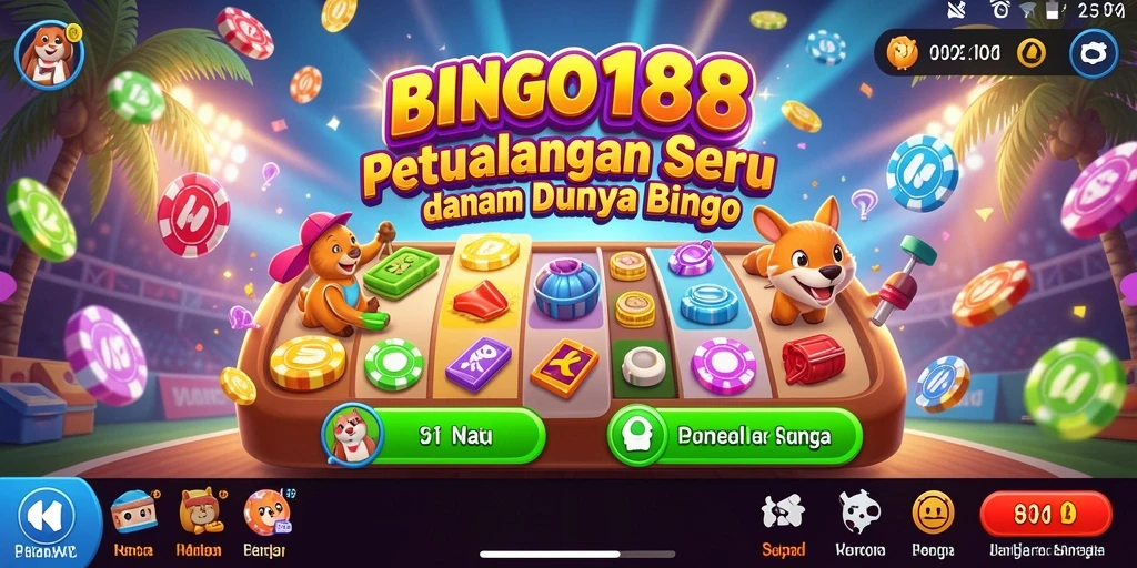 Screenshot gameplay menunjukkan karakter petualangan yang penuh warna.