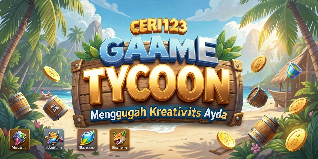 Screenshot CERI123 menampilkan gameplay seru membangun empire bisnis.