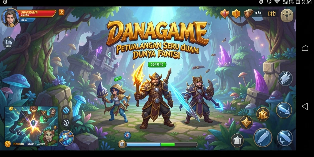 Tangkapan layar <strong>DANAGAME</strong> menampilkan pertempuran epik di medan perang yang menakjubkan.