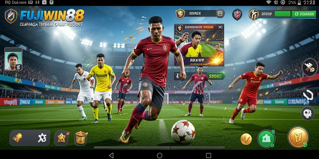 Tampilan gameplay menegangkan dengan grafis berkualitas tinggi.