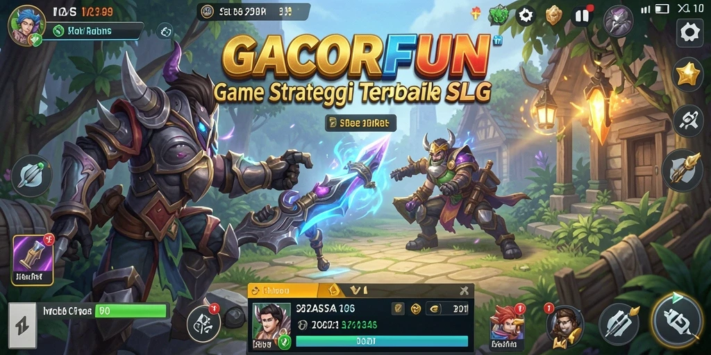 Gameplay GACORFUN yang seru dan penuh strategi.