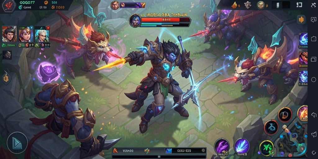 Tangkapan layar utama dari gameplay seru GOGO77.