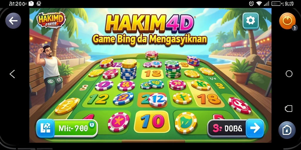 Tampilan gameplay HAKIM4D yang seru dan penuh aksi Bingo.