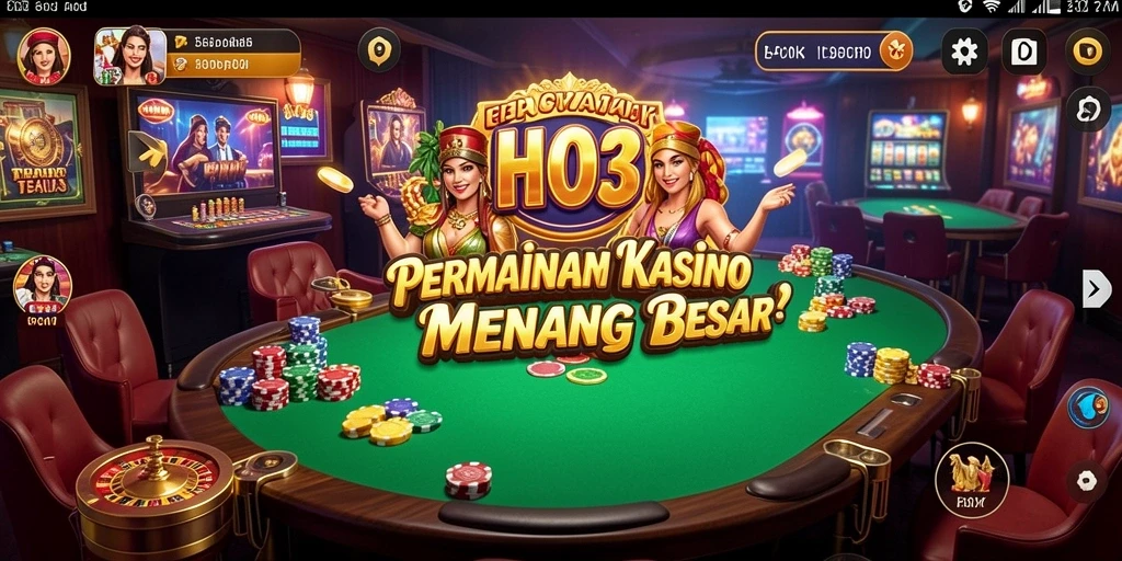 Screenshot utama HO3 menampilkan gameplay seru di dunia Kasino.