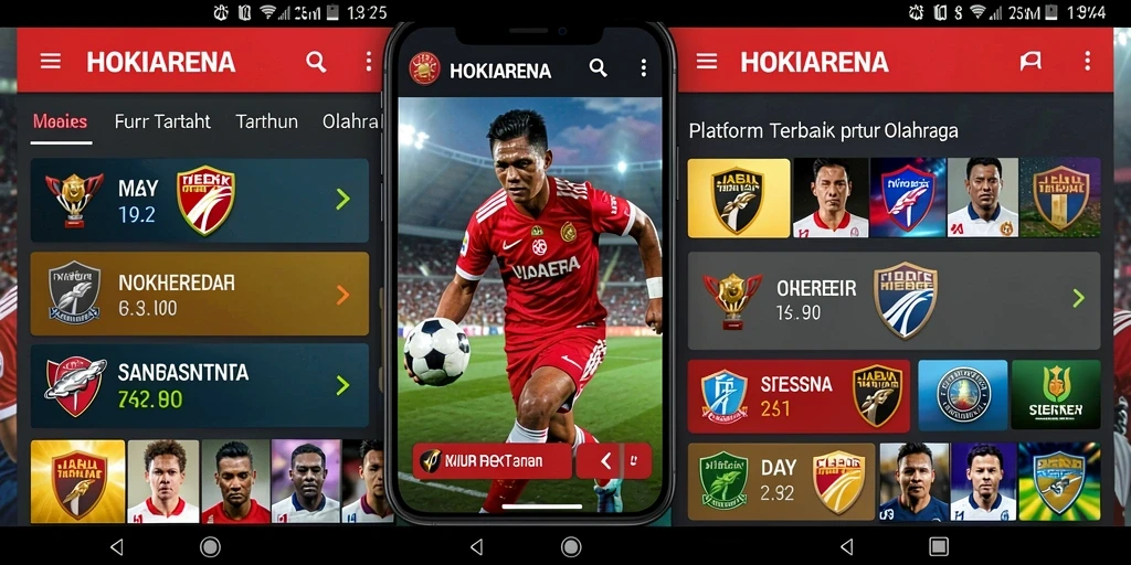 Screenshot HOKIARENA menampilkan fitur taruhan olahraga yang interaktif dan menarik.