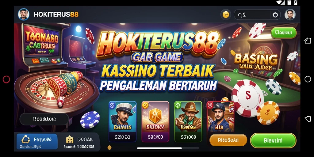 Tampilan gameplay seru di HOKITERUS88 dengan grafis yang menarik.
