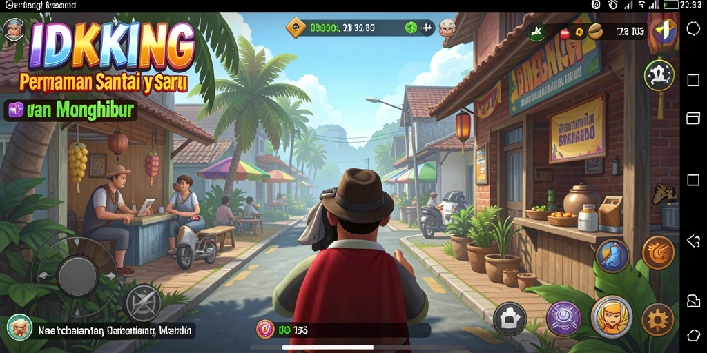 Tampilan gameplay IDRKING yang seru dan menghibur.