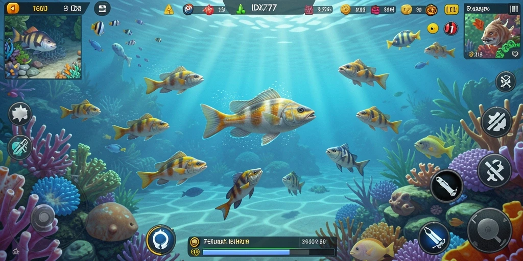 Screenshot gameplay Tembak Ikan yang menarik dan seru.