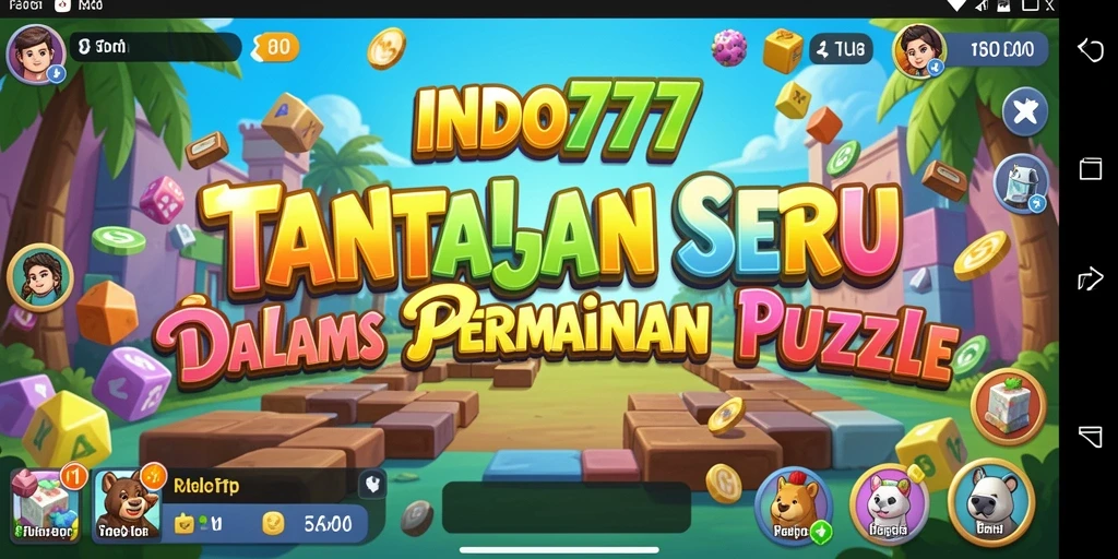 Tampilan gameplay INDO777 dengan teka-teki menarik dan tantangan seru.