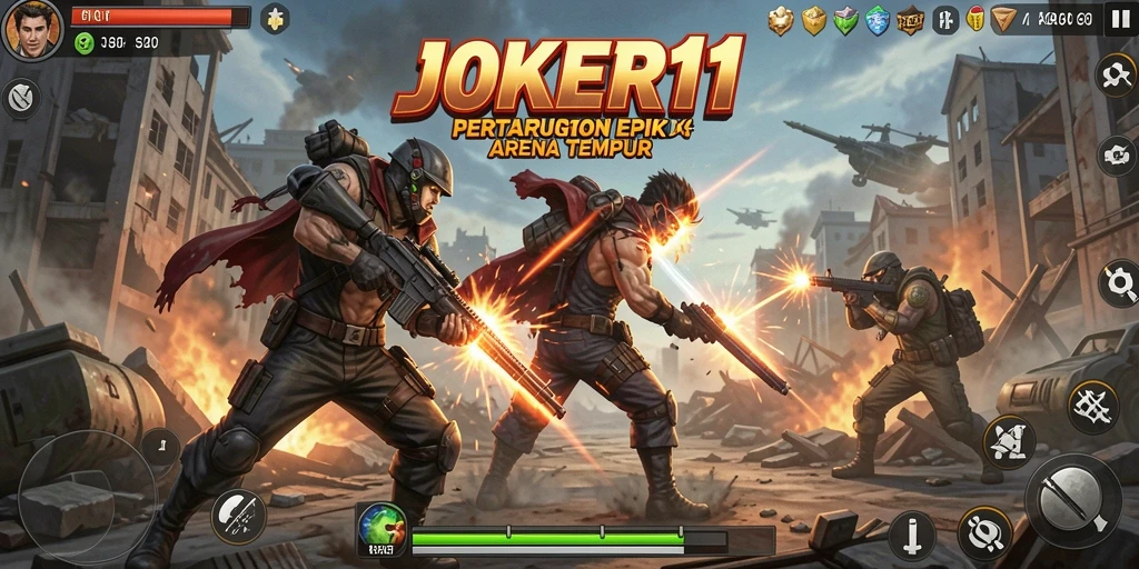 Tangkapan layar JOKER11 yang menunjukkan momen pertarungan yang mendebarkan.
