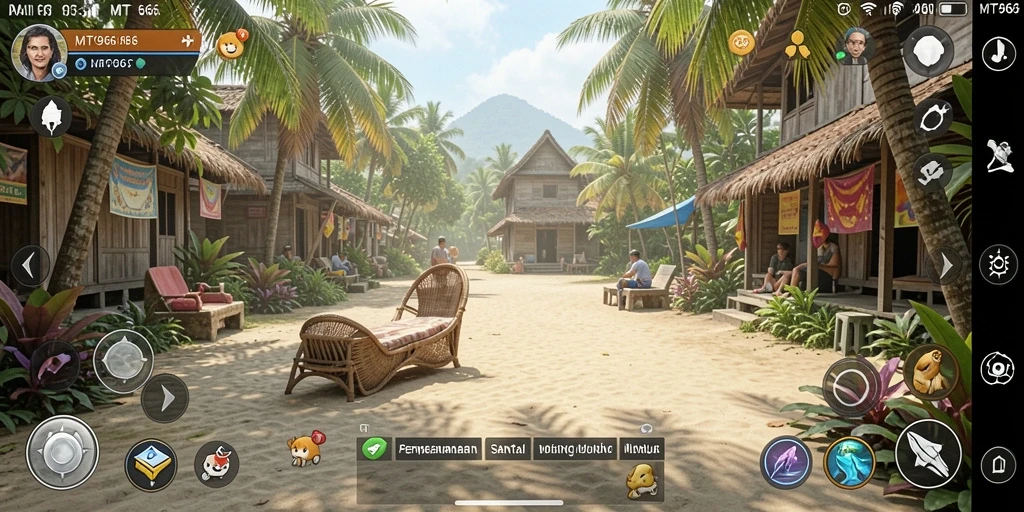 Tampilan menawan dari gameplay MT966 yang menghibur.