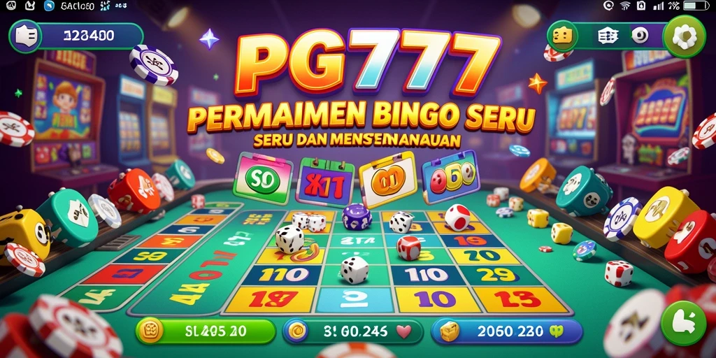Tampilan menarik dari gameplay Bingo di PG777.