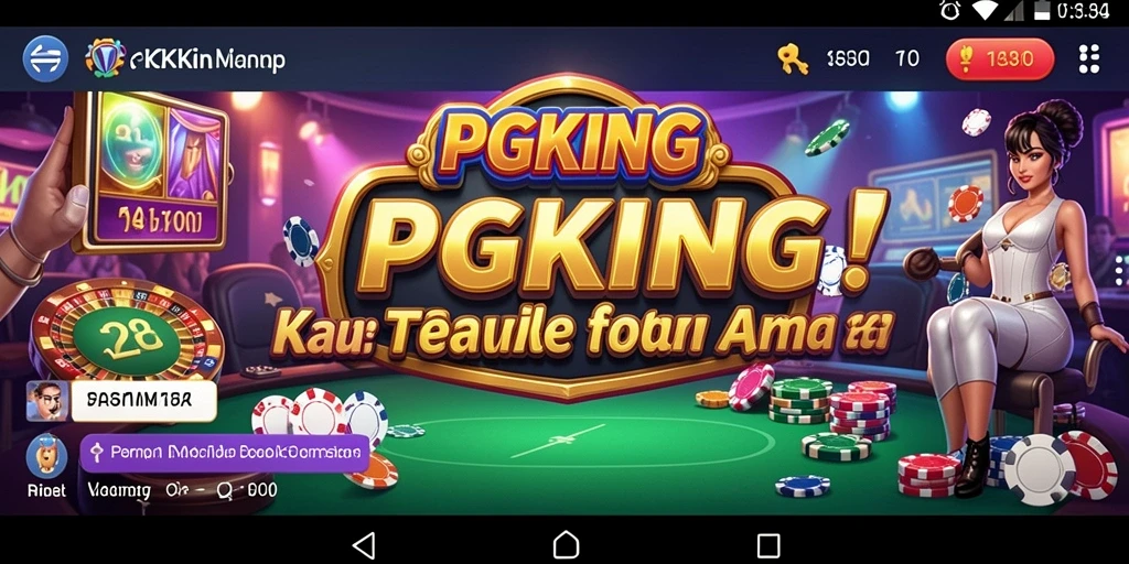 Screenshot gameplay PGKING yang dramatis dan mendebarkan.