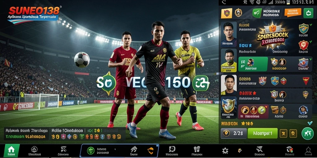 Tampilan gameplay SUNEO138 dengan berbagai opsi taruhan olahraga.